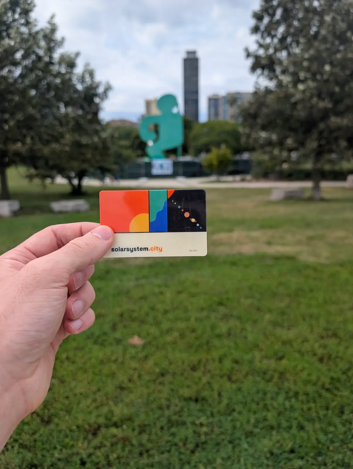 Keith Haring's Self-Portrait, Lincoln Park